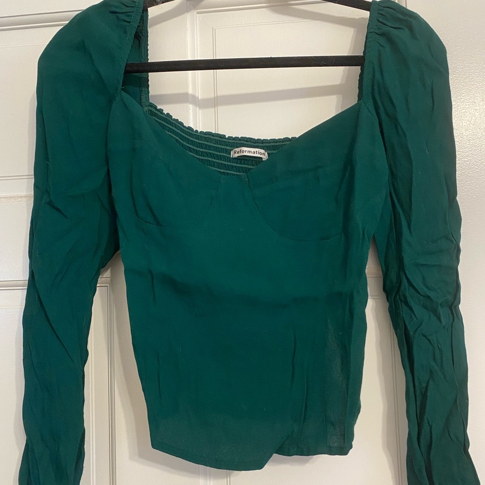 Reformation Green Top